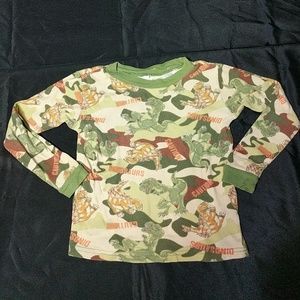 🦕🟢Boys dinosaur PJ top